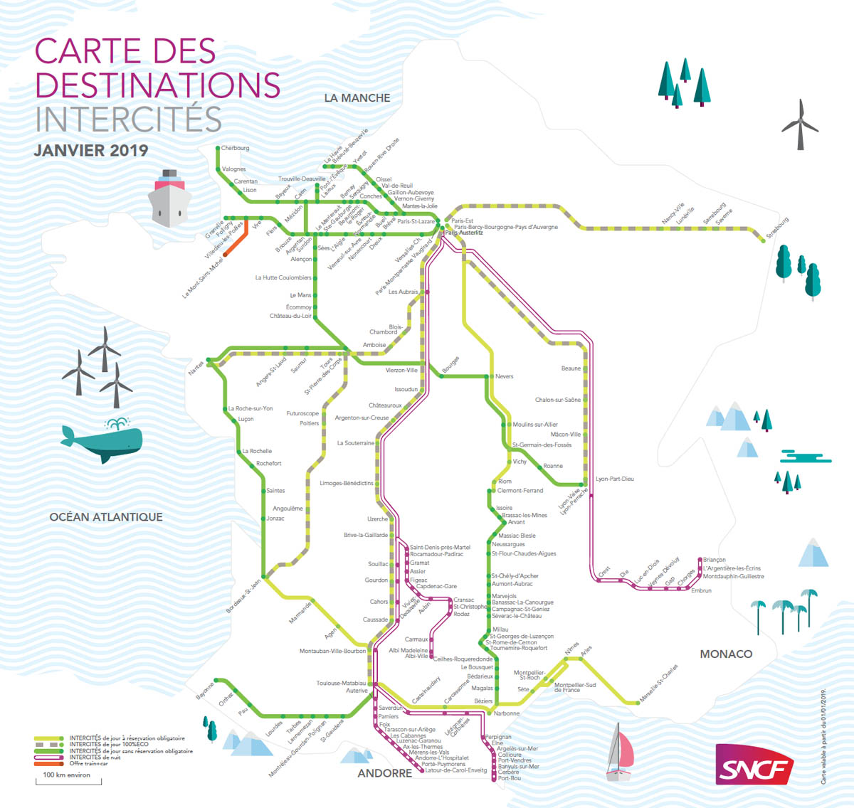 mapa intercites francia