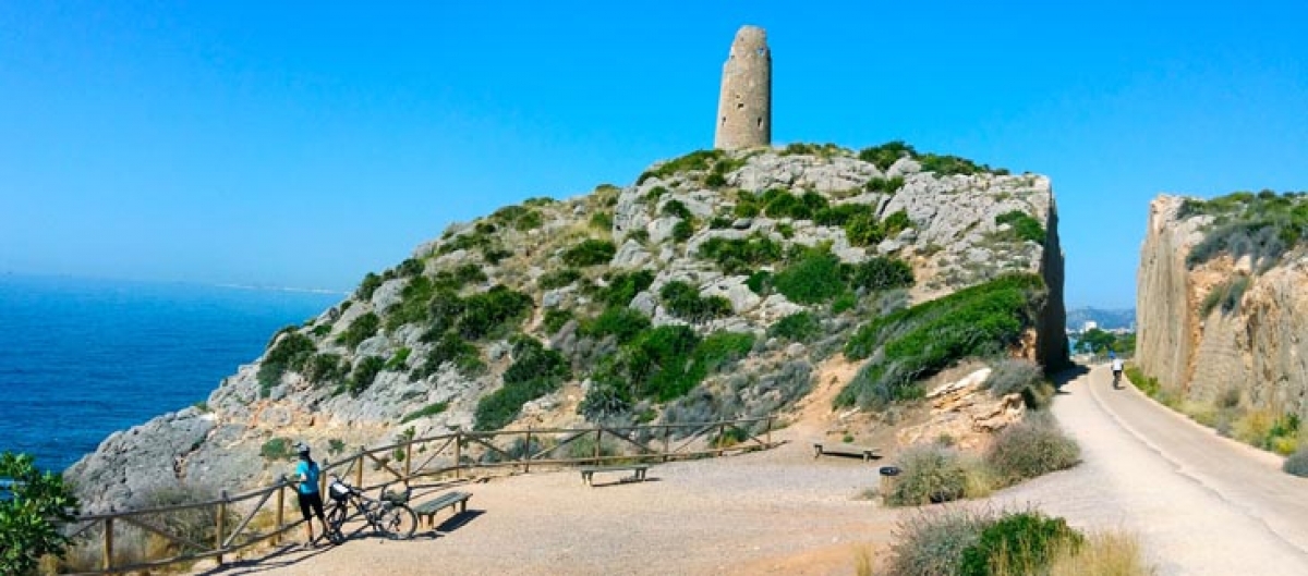 la vía verde del mar balcón sobre el mediterráneo